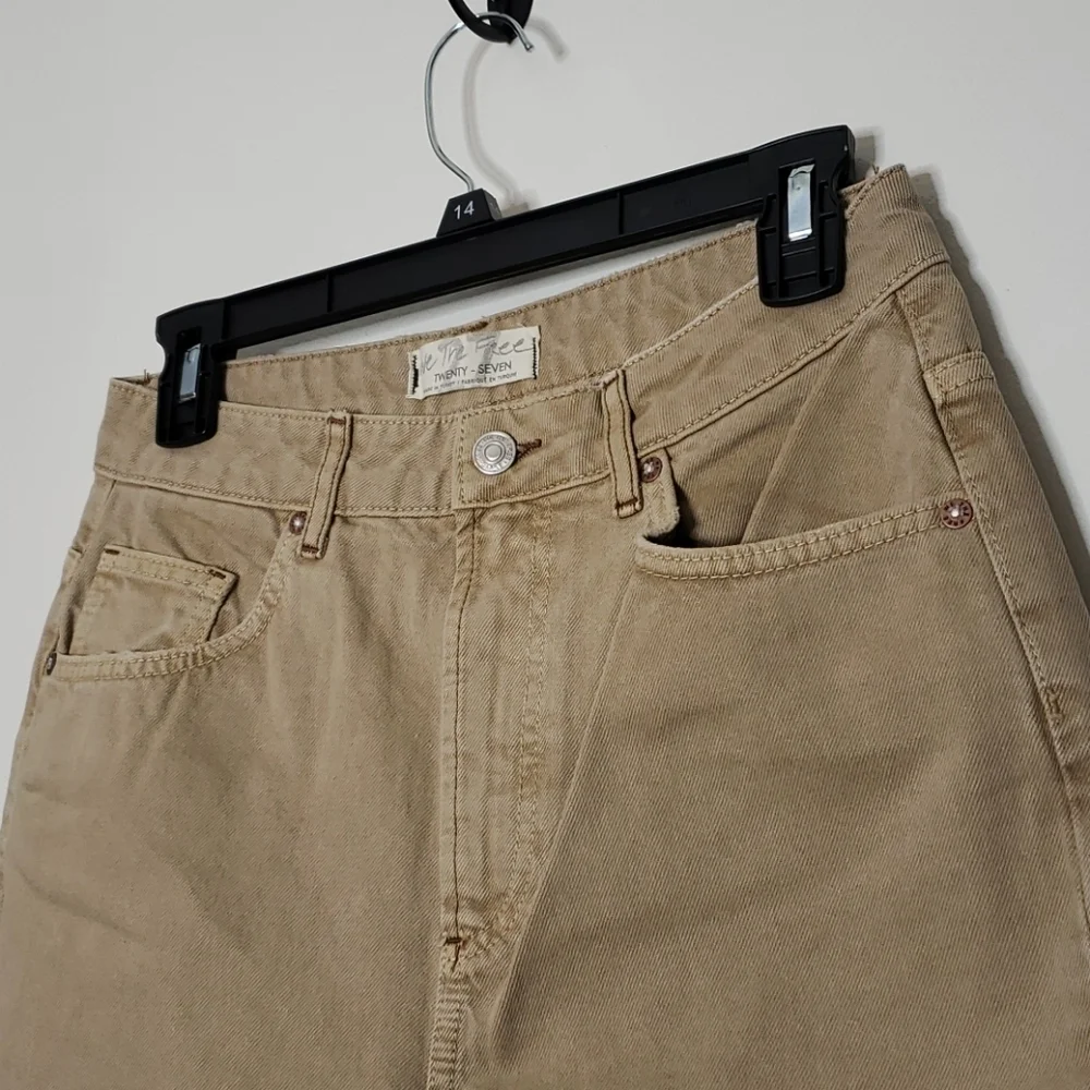 We The Free High Rise Bohemian Jeans Dakota Straight Leg Womens Spring - Picture 3 of 15